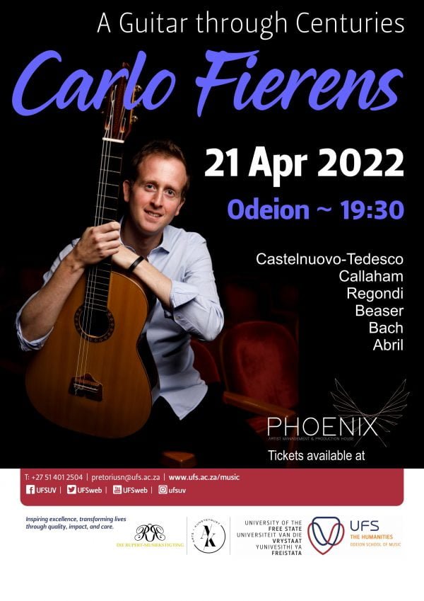 Carlo Fierens Guitar Recital 21 April 2022